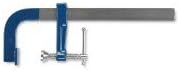 AUSONIA - 47648 TORNITO DE APRIETE TORNILLO DE BANCO SARGENTO DE CARPINTERO DE 150 CM SECCIÓN DE 40 X 7 CON VARA DE ACERO AL SILICIO MANGANESO, TORNILLO DE ACCIONAMIENTO GALVANIZADO Y PLACA INCLINABLE