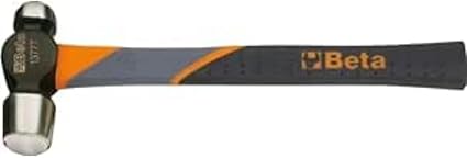 Beta Beta 1377T 570 Martillo de Cabeza Redonda y Boca Esférica para Caldereros y Hojalateros Mango en Fibra 570 Gramos