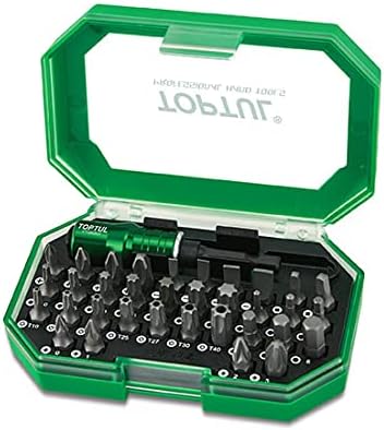 TopTul Juego de 35 puntas de destornillador hexagonal de 1/4 pulgadas, soporte magnético giratorio universal de liberación rápida (78 mm)