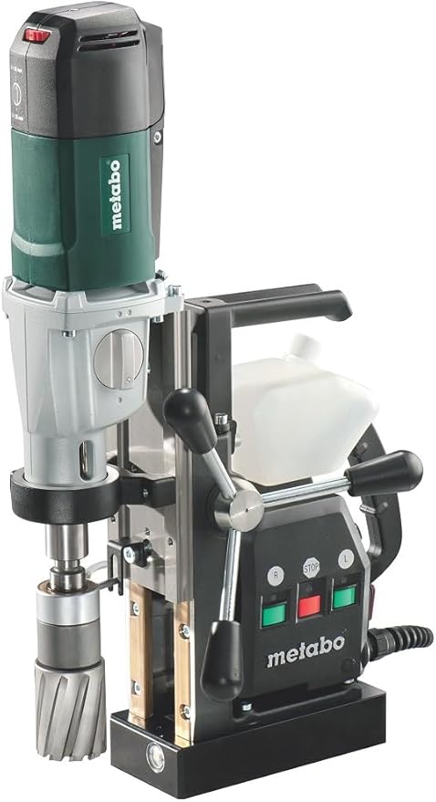 Metabo 600636500 600636500-Taladro magnético mag 50 1200W 2 velocidades, Negro, Verde, Gris