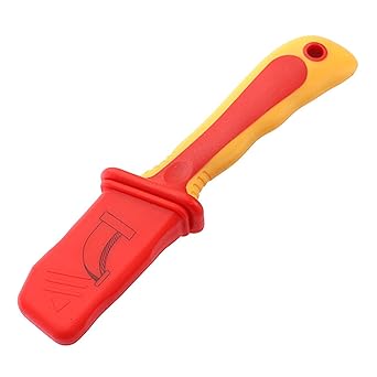 Cuchillo de Desmontaje Aislado de 1000 V, Compacto y Portátil, Agarre Cómodo, sin Daños, Alta Seguridad, Adecuado para Herramientas de Electricista