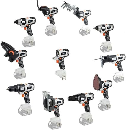 Kit Combinado De Herramientas EléCtricas Para CarpinteríA 10 En 1: Taladro De Impacto, Llave EléCtrica, Sierra Circular EléCtrica, Sierra De Alambre, Taladro EléCtrico, Sierra De Sable, Motosierra