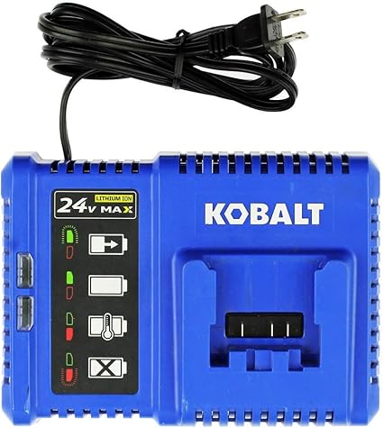Kobalt - Cargador de batería para herramientas eléctricas (24 V)