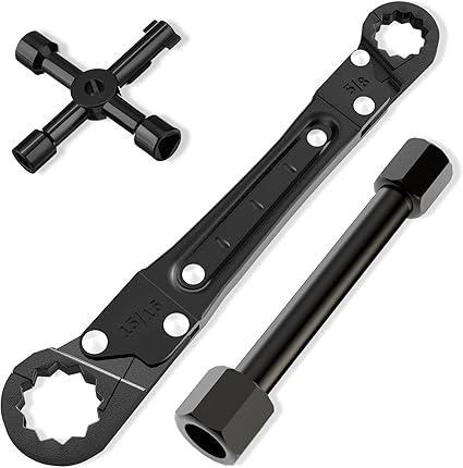 LAISGOO Kit de herramientas de fontanería con llave angular