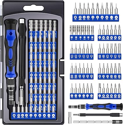 XOOL 62 en 1 Kit de Destornilladores de Precisión, Herramientas de Reparación Electrónica para Ordenadores, Móviles, iPhone, MacBook, Consolas de Juegos, PC, y Tablets