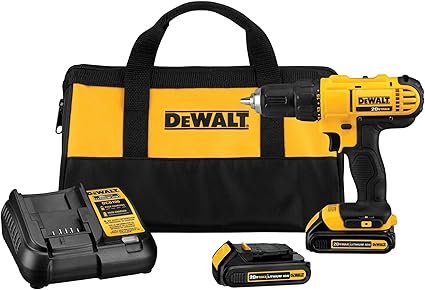 DeWalt Black + Decker/DEWALT Dcd771C2 - Taladro atornillador (20 V, 5 unidades)