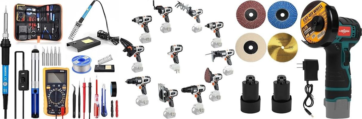 Los 3 mejores kits de herramientas eléctricas 2024 en España: calidad y precio que sorprenden